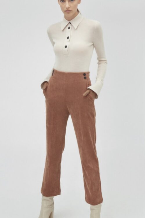 Pantalone in velluto a costine Epony Nenette