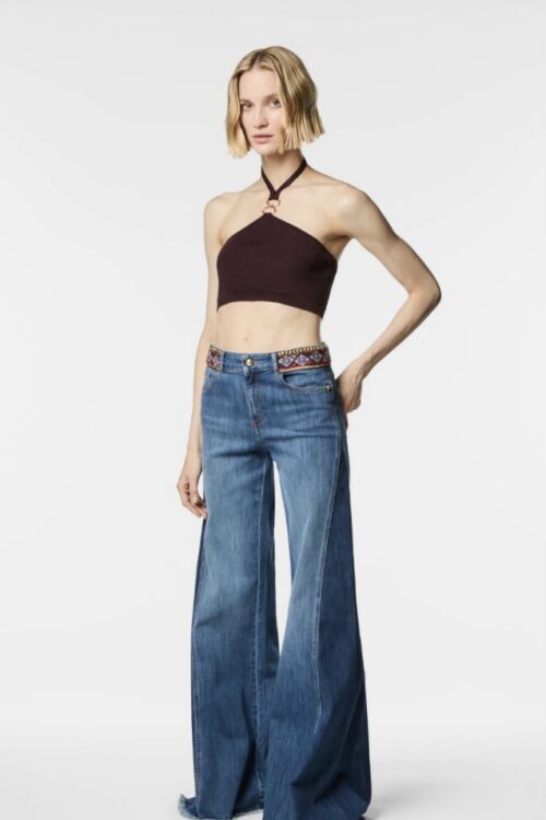 Denim gamba larga Sissi Nenette